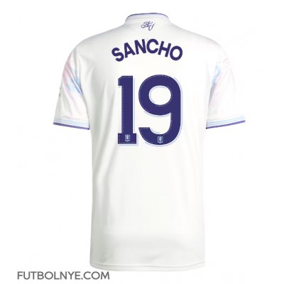 Camiseta Aston Villa Jadon Sancho #19 Tercera Equipación 2025-26 manga corta Camiseta Aston Villa Jadon Sancho #19 Tercera Equipación 2025-26 manga corta